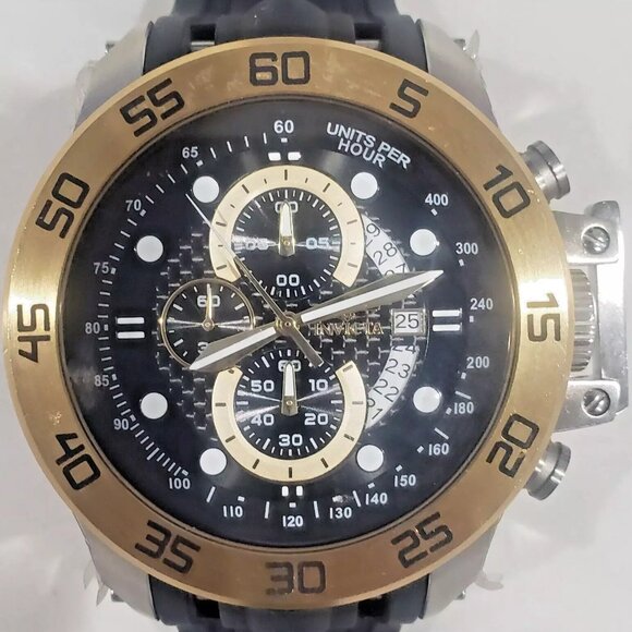 $595 MSRP- INVICTA I-Force Chronograph Black Carbon Fiber Dial Men's Watch - Picture 4 of 9
